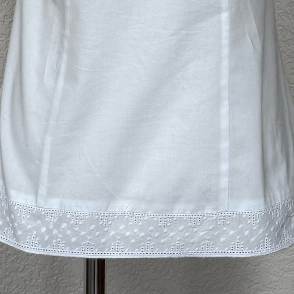 American Eagle delicate white button down lace accent camisole - Picture 5 of 6